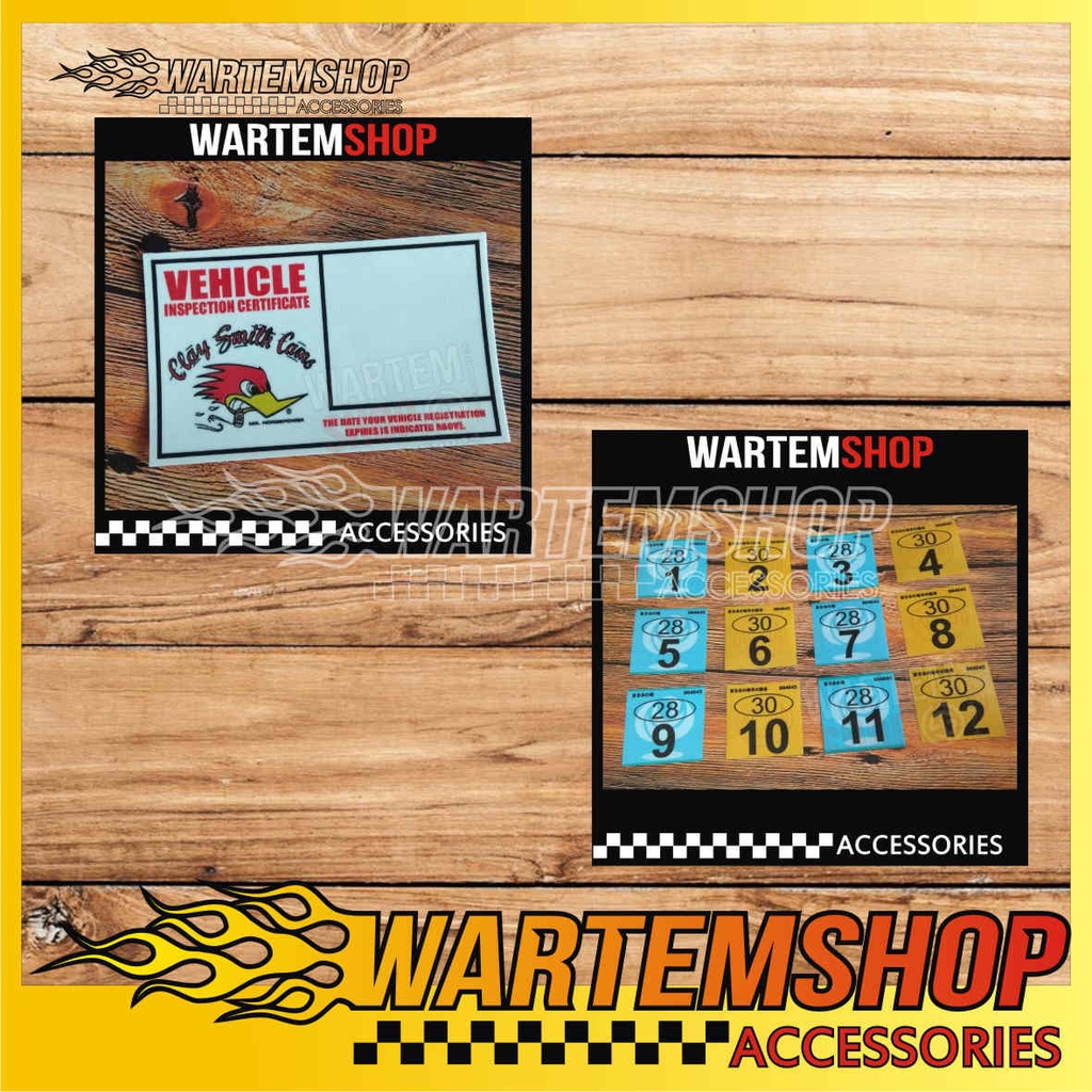 Jual STICKER JDM FUN INSPECTION SET TEMPEL LUAR MR HORSEPOWER | Shopee ...