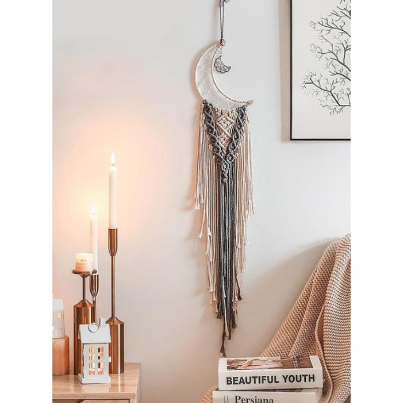 Jual Ready Stok Macrame Hiasan Dinding Dream Catcher Macrame Wall