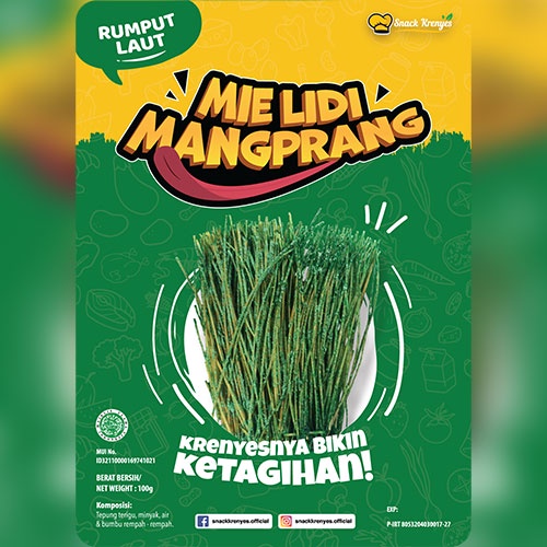 Jual Mie Lidi Rasa Rumput Laut | Shopee Indonesia