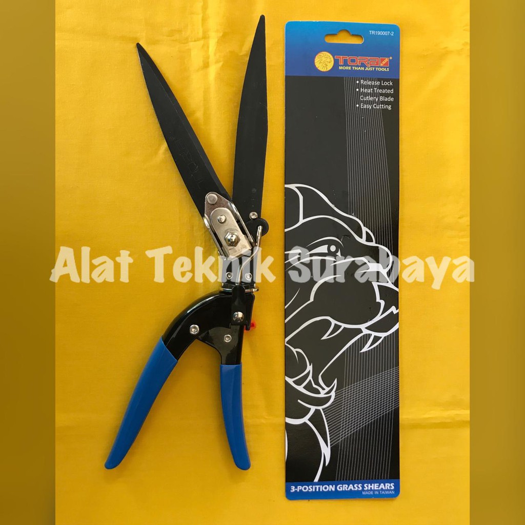 Jual GUNTING RUMPUT 3 POSISI TORA / TIGA THREE POSITION GRASS SHEAR ...