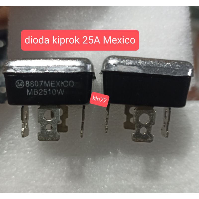 Jual DIODA BRIDGE 25A MEXICO 25 AMPERE DIODA KIPROK 25A 1000V KBPC ...