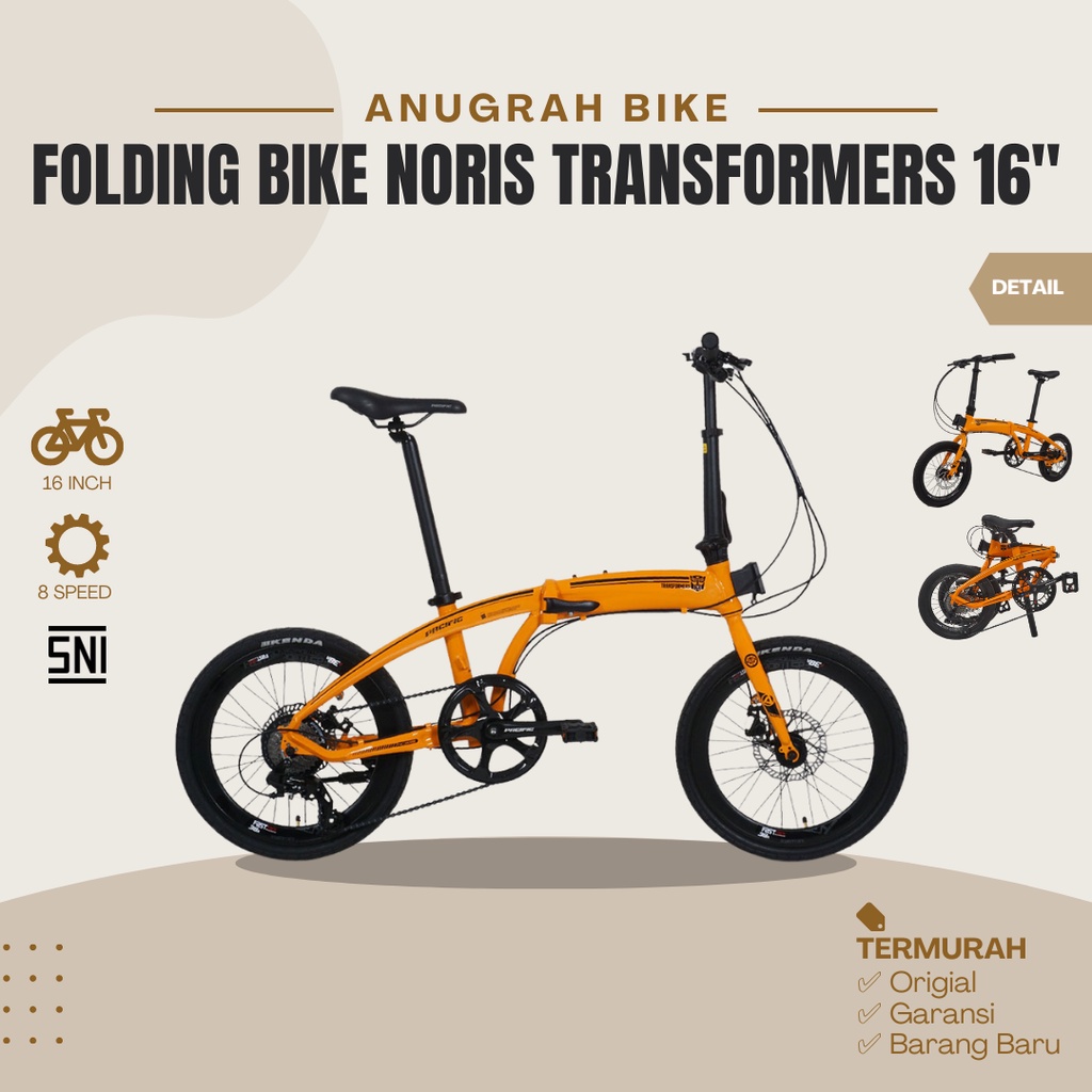 Jual MAKMUR BIKE Folding Bike Sepeda Lipat Pacific Noris