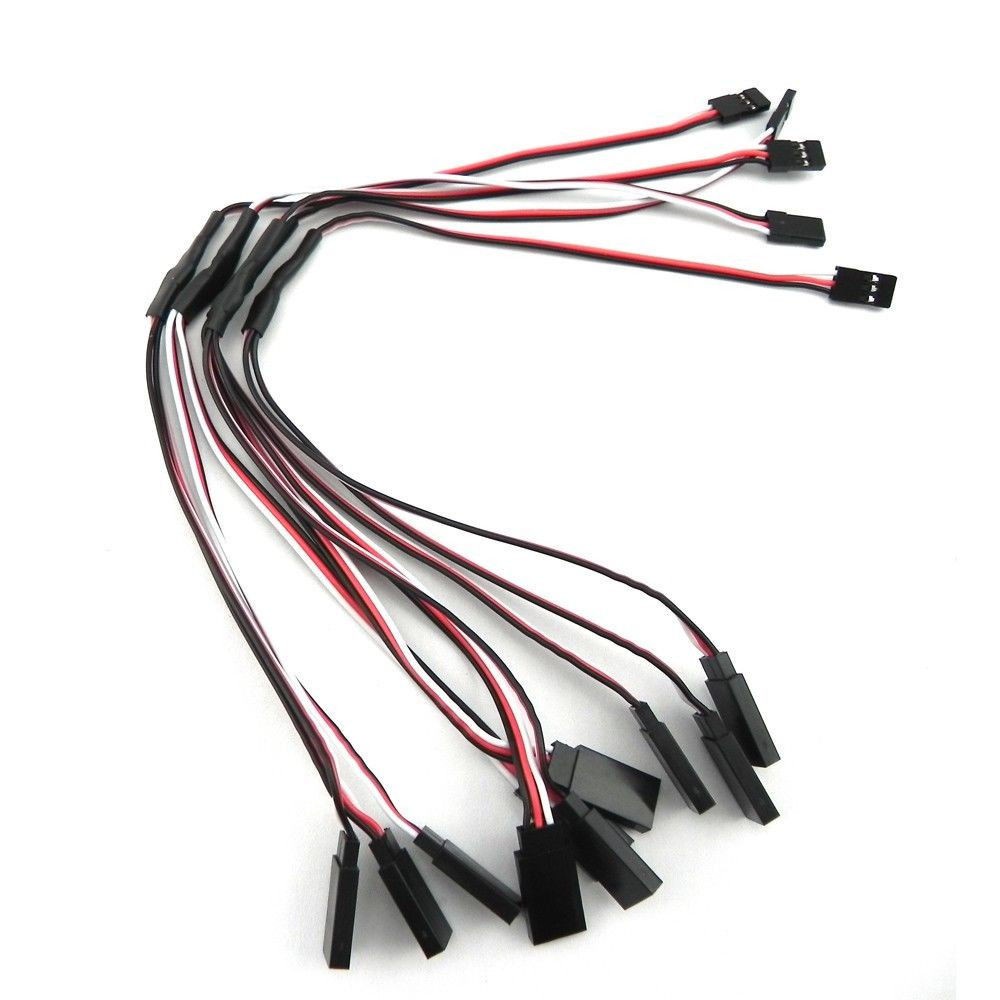 Skrnrhrery Conector De Cable De Línea De Extensión Servo De 3 Pines