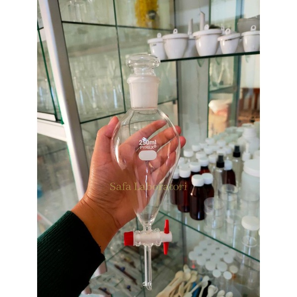 Jual Corong Pisah 250ml Kran Teflon Pyrex | Shopee Indonesia