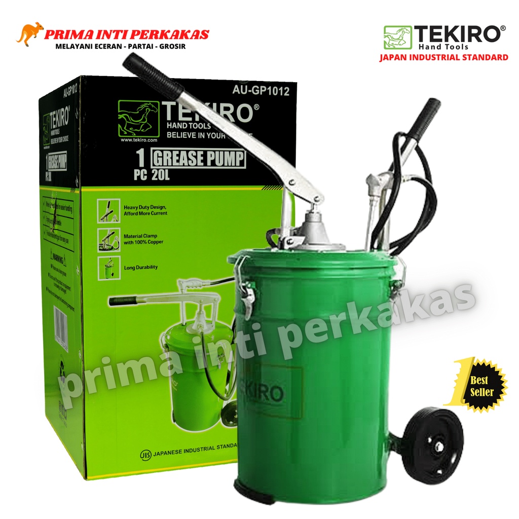 Jual Tekiro Pompa Oli Drum Hijau 20 Liter Tekiro Hand Oil Pump 20 L