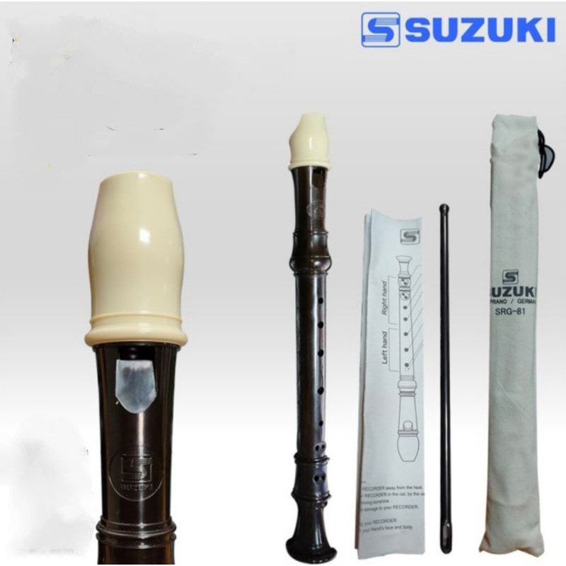 Jual suling flute recorder suzuki soprano SRG-81 | Shopee Indonesia