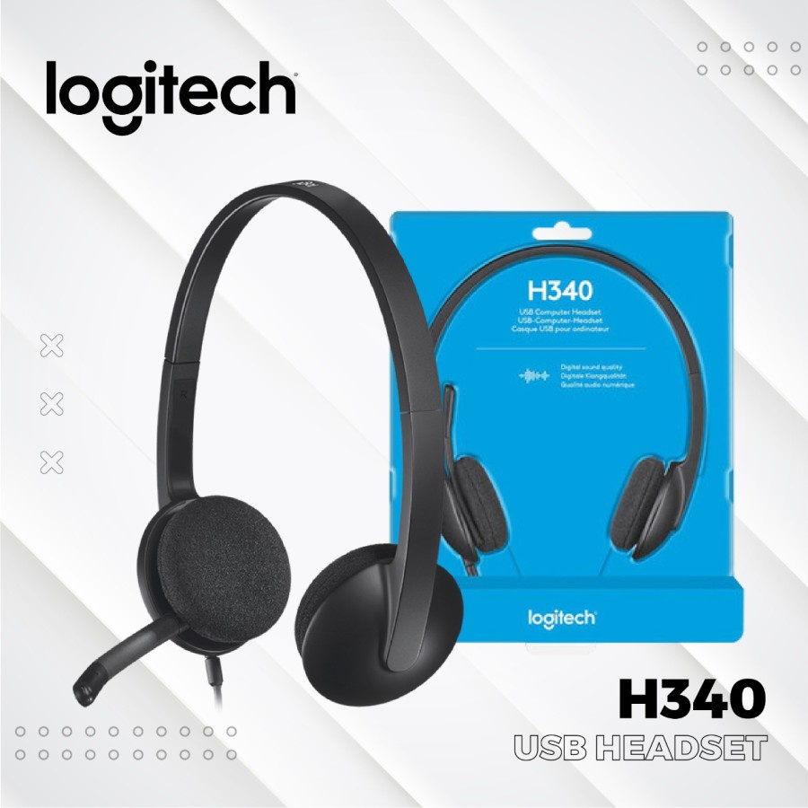 Jual Logitech H340 Headset USB - Garansi Resmi | Shopee Indonesia