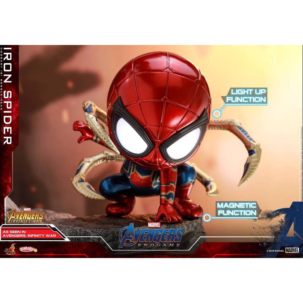 Hot toys iron spider cosbaby on sale