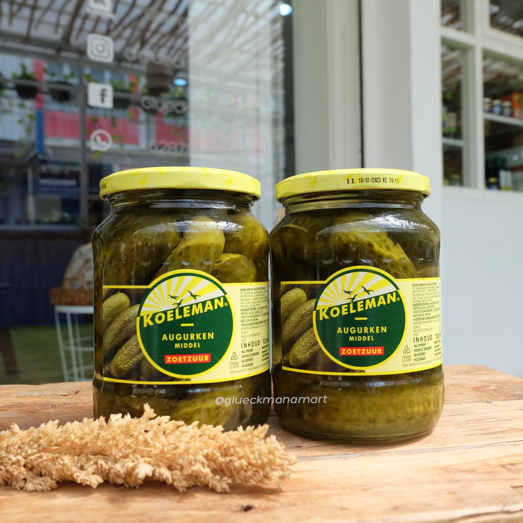 Jual Augerkin Koeleman / Gherkin / Acar gerkin / acar timun 720 gram