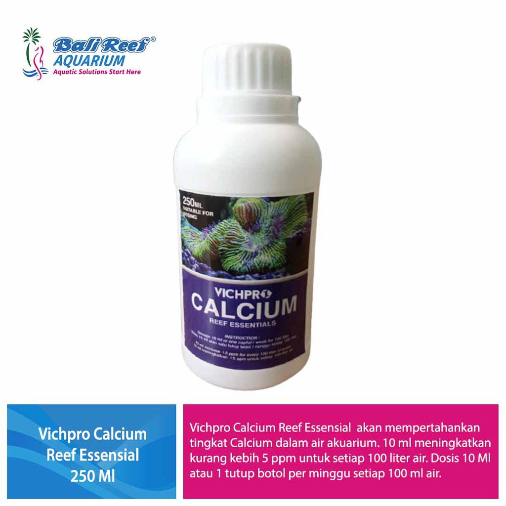 Jual Vichpro Dosing Calcium Aquarium Air Laut Calcium Reef Essensial Penambah Kandungan Calcium