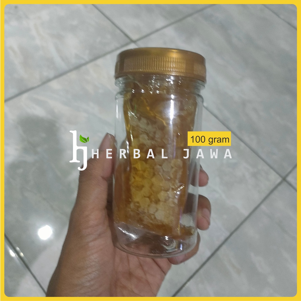 Jual Madu Sarang Epis Melifera Asli Murni Raw Honey Honeycomb 100 Gr