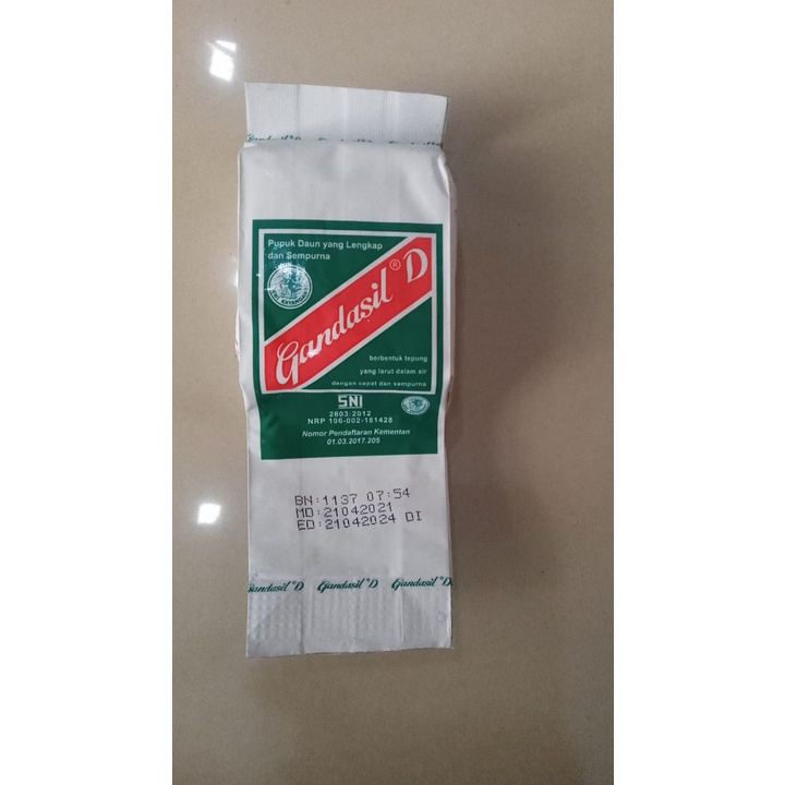 Jual Pupuk Daun GANDASIL D SNI Kemasan 100 Gram | Shopee Indonesia