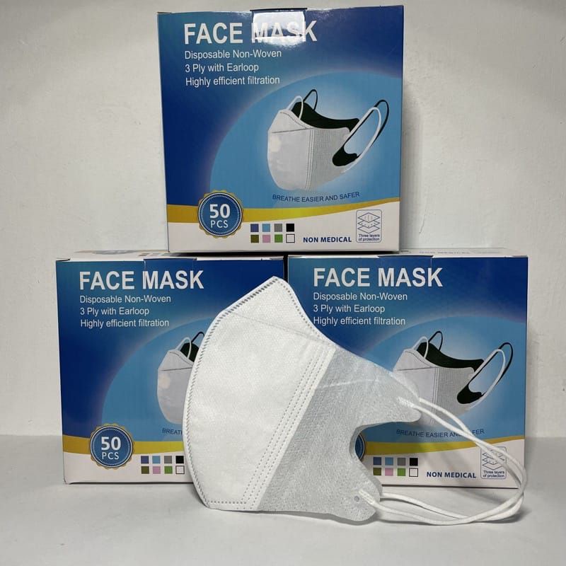 Jual MASKER DUCKBILL DUCKBIL DAKBIL WARNA FACEMASK 50 PCS | Shopee ...