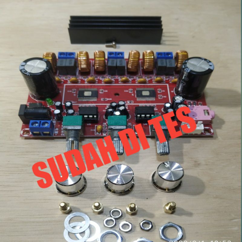 Jual Power Amplifier Class D TPA 3116D2 2.1 2x50W+100W Stereo 100