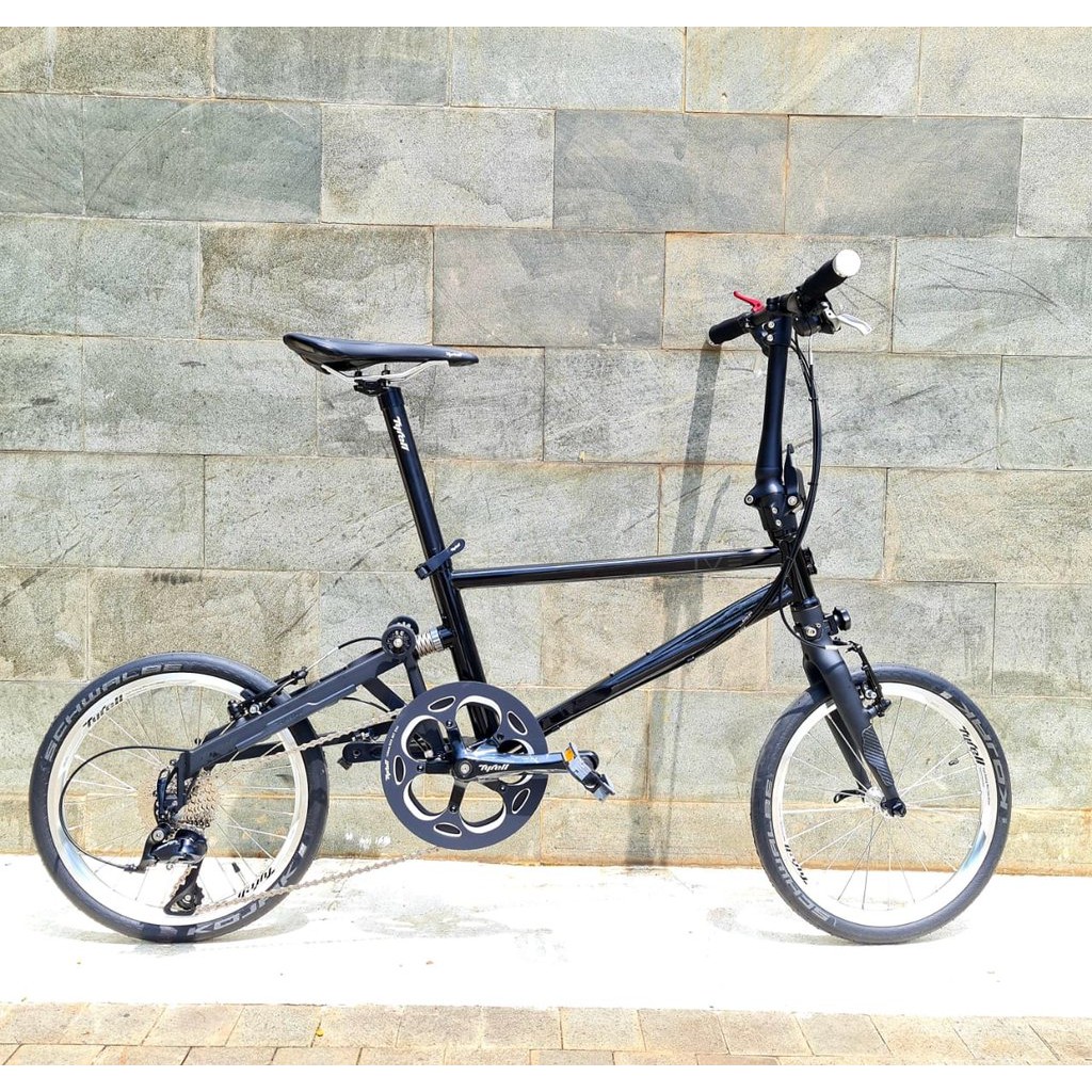 Jual TYRELL IVE SPORTS FOLDING BIKE SHADOW BLACK SEPEDA