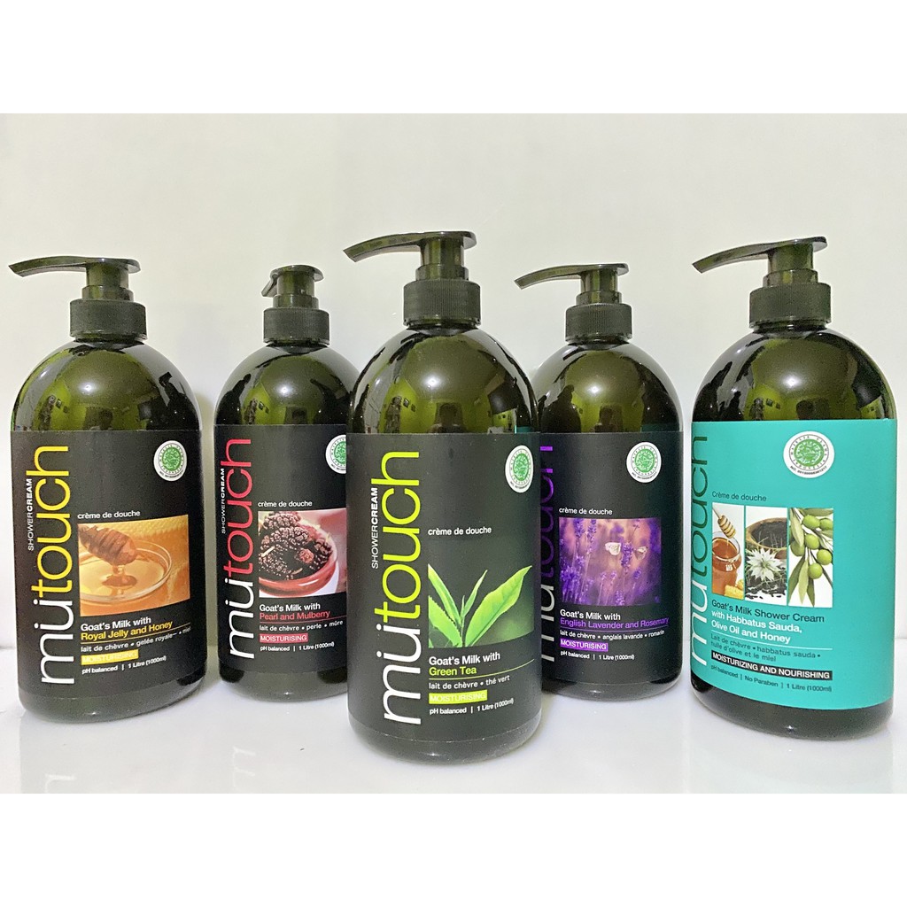 Jual Mutouch Goats Milk Shower Cream Pump / Sabun Goat Milk - 1000ml ...