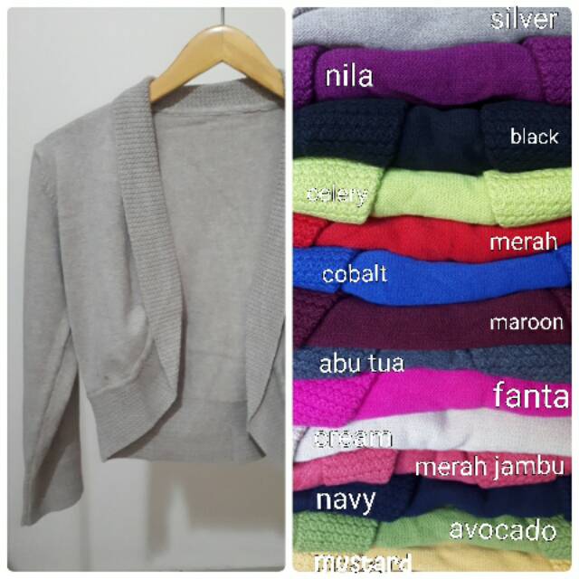 Jual Bolero / Cardigan / Outer rajut overset | Shopee Indonesia