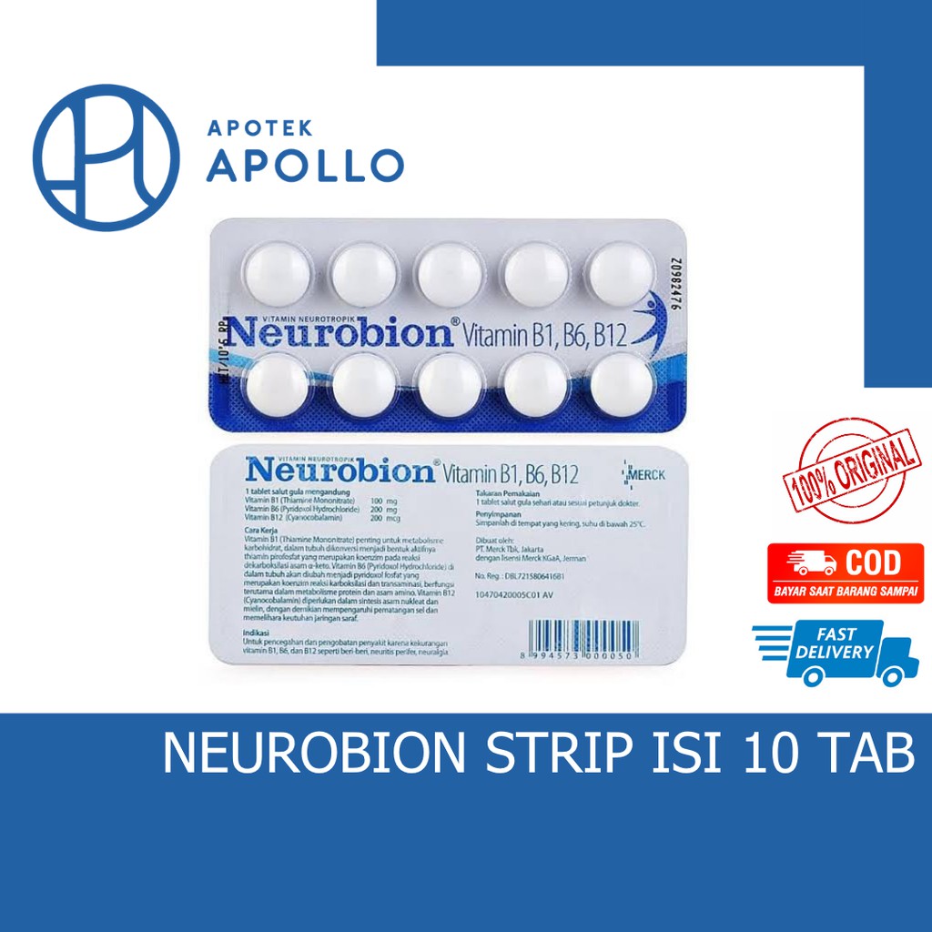 Jual NEUROBION STRIP ISI 10 TAB | Shopee Indonesia