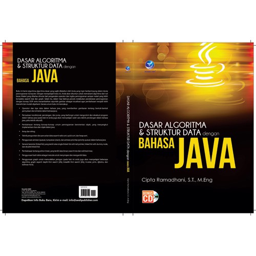 Jual Buku Dasar Algoritma dan Struktur Data dengan Bahasa Java+cd ...