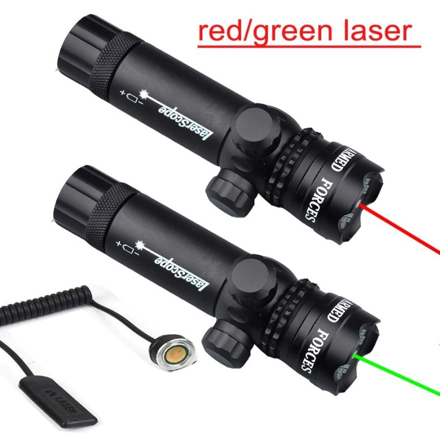 Jual Laser Scope Red/ Green Dot Senapan Angin Nyala Titik Warna Merah ...