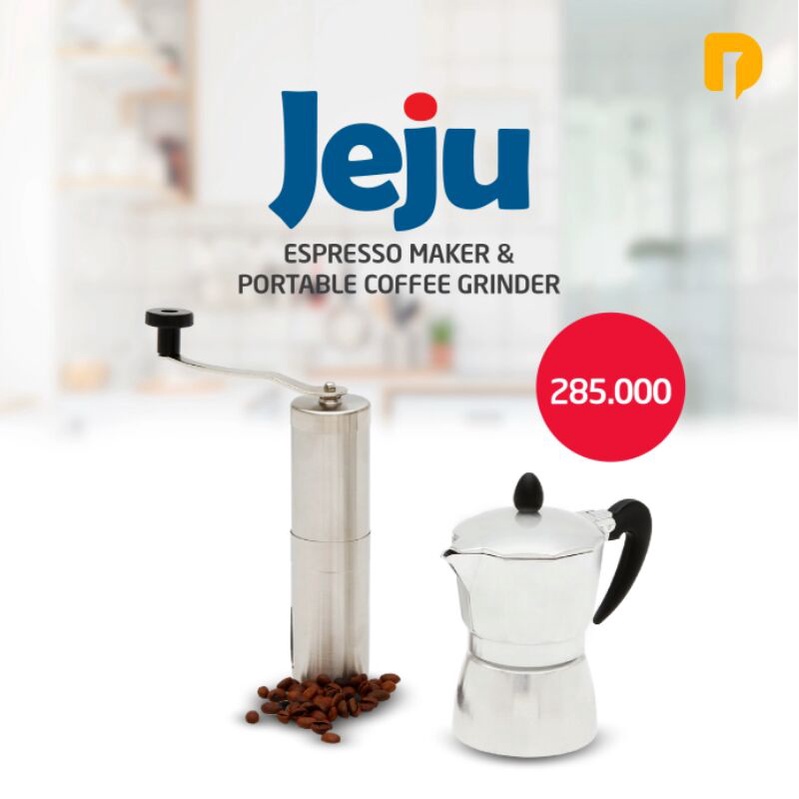 Jual JEJU ESPRESO MAKERS,Bikin Kopi dengan Racikan Sendiri? Mudah