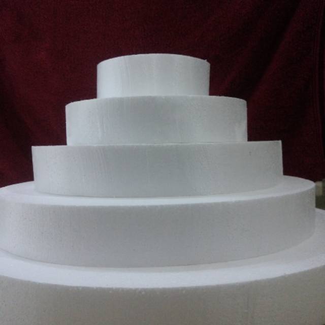 Jual Styrofoam dummy cake ukuran D25cm x 5cm Shopee Indonesia