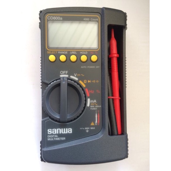 Jual MULTI TESTER DIGITAL ATAU APOMETER MERK SANWA TIPE CD 800 A ...