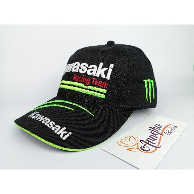 Jual topi kawasaki racing team 2 hitam | Shopee Indonesia