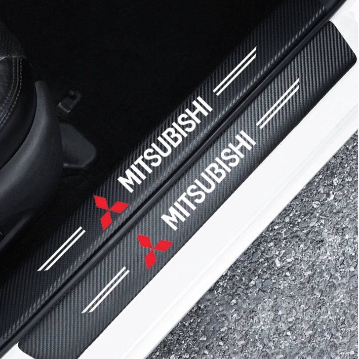 Jual Carbon Fiber leather Threshold Protection Sticker Car Door