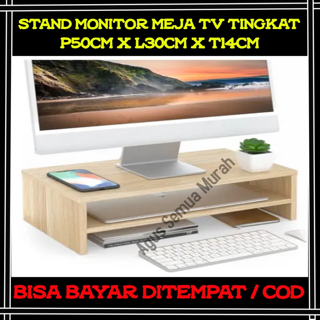 Jual Meja Tv Stand Penyangga Tatakan Dudukan Holder Laptop Rak Monitor