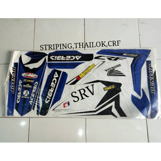Jual STRIPING/STICKER THAILOK UNTUK MOTOR HONDA TRAIL " (CRF ) | Shopee