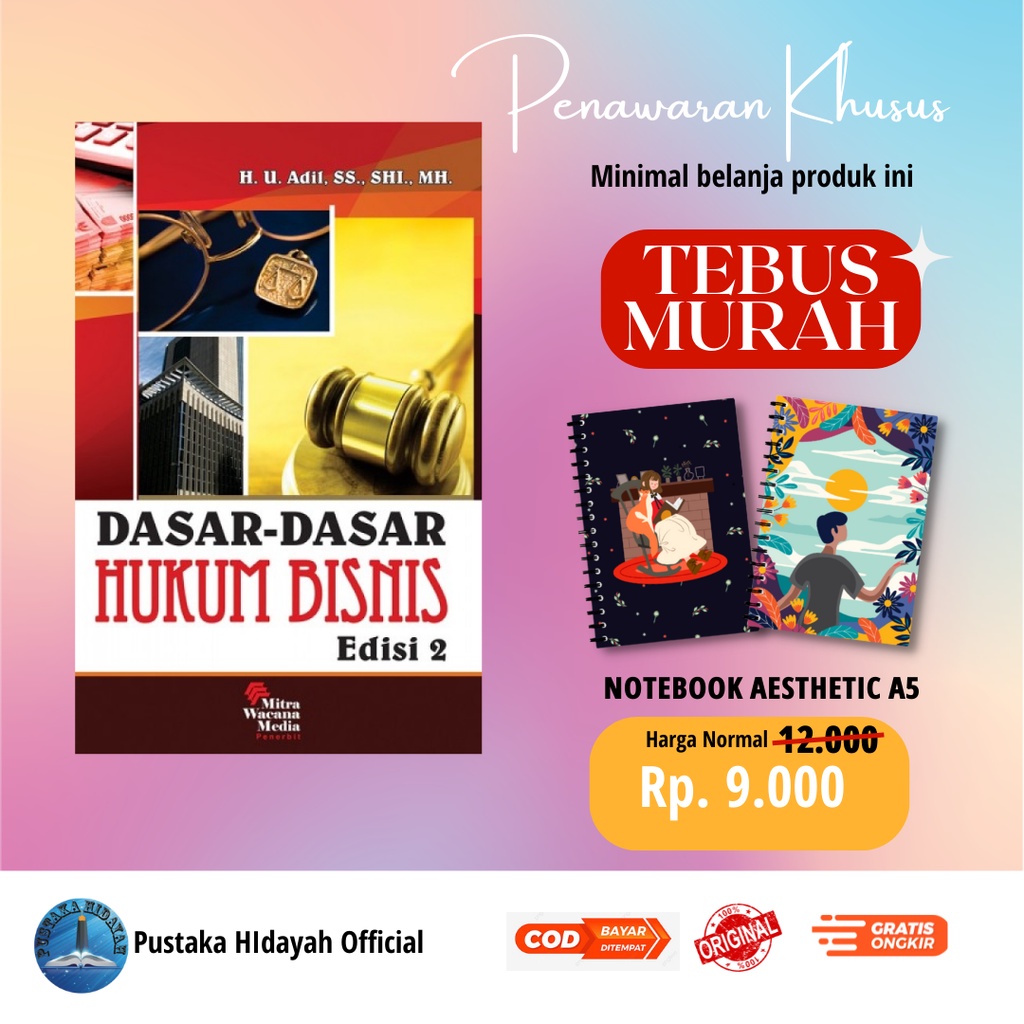 Jual Buku Dasar-Dasar Hukum Bisnis Edisi 2 - U. Adil | Buku Bisnis Buku ...