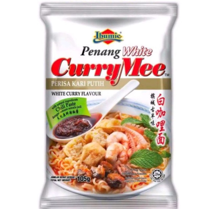 Jual Penang white curry mee buatan Penang malaysia berat 105 g | Shopee ...