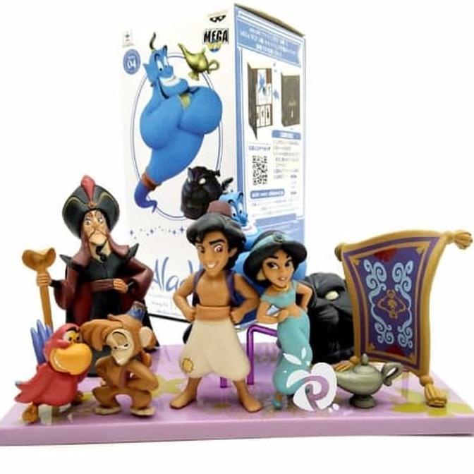 Jual [TERLARIS] DISNEY ALADDIN FIGURE SET PRINCESS JASMINE MAINAN ...