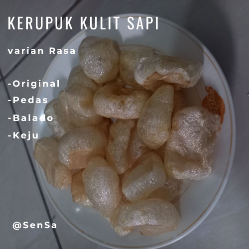 Jual Kerupuk Kulit 250gr Murah Enak Halal Krupuk Jangek Dorokdok