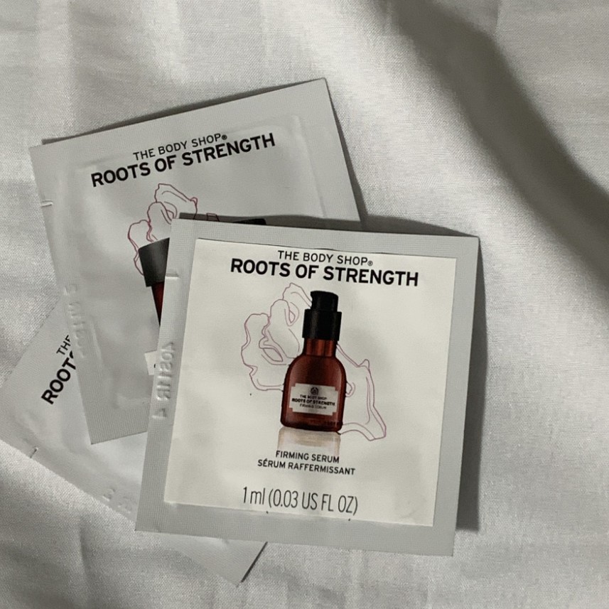 Jual the body shop roots of strength firming serum 1ml 1 ml original