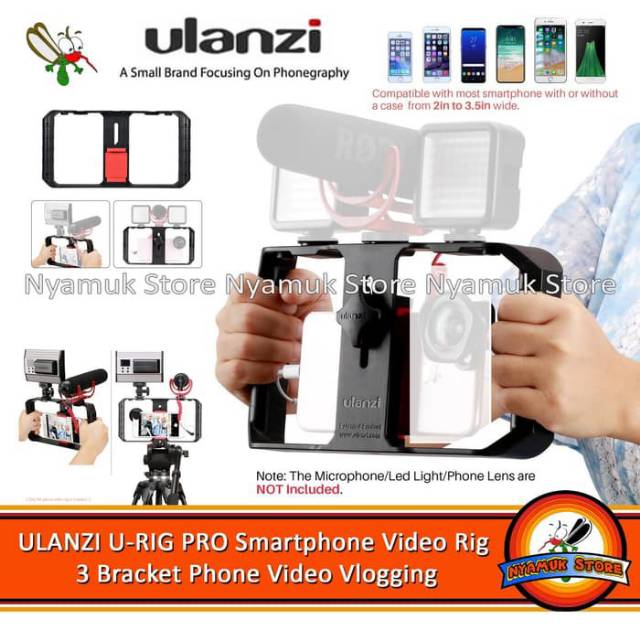 Jual ULANZI U-RIG PRO Smartphone Video Rig 3 Bracket Phone Video ...