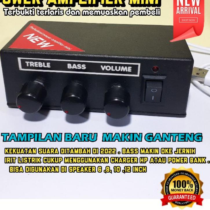 Jual Harga Spesial.. PROMO POWER AMPLIFIER MINI 5VOLT + TONE CONTROL ...