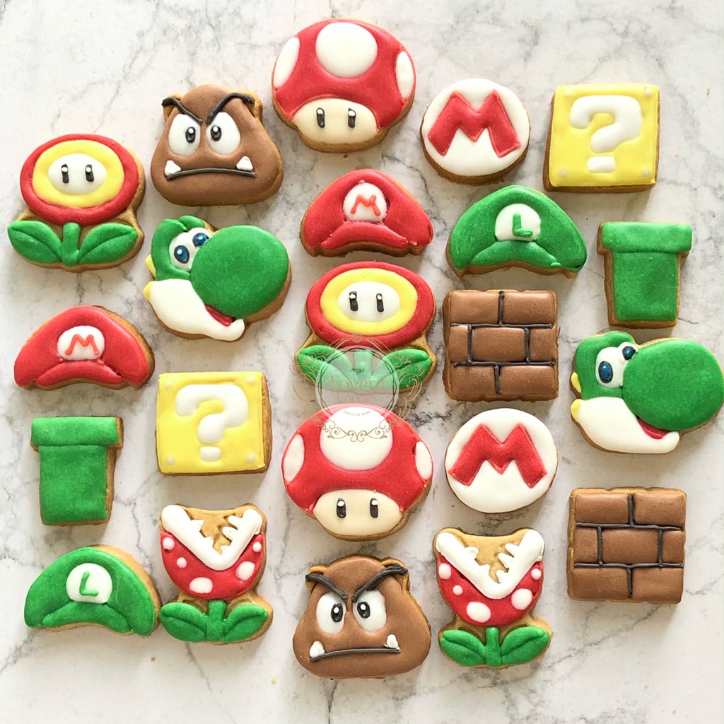 Jual Super Mario Bros cookies in jar | Shopee Indonesia