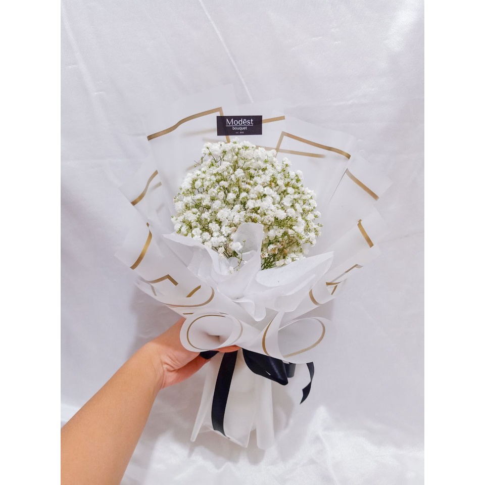 Jual Baby Breath Bouquet Buket Bunga Murah Shopee Indonesia