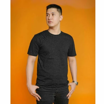 Kaos Polos Cotton Combed 30S Premium Warna Hitam