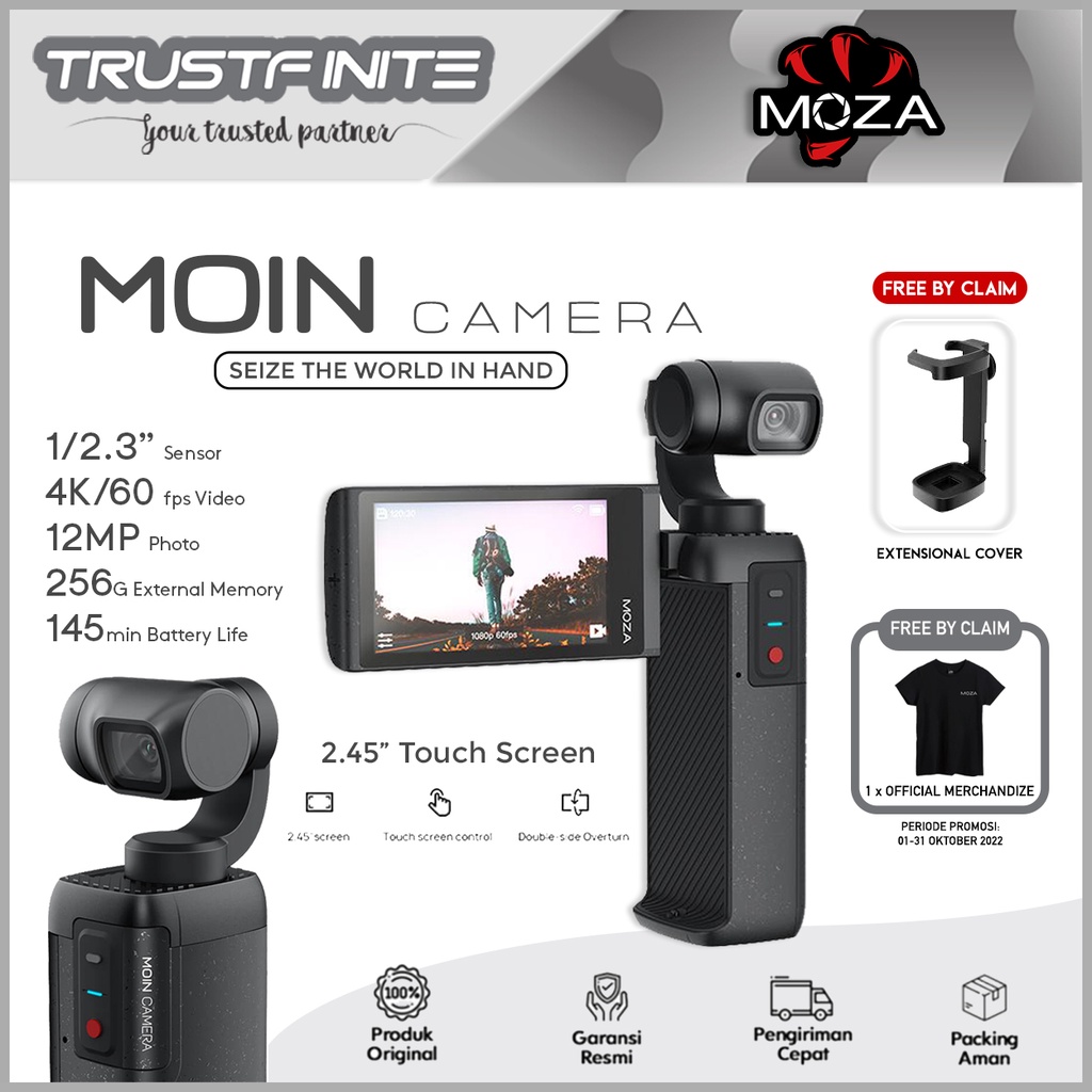 Jual Moza Moin Camera 4K Action Camera Pocket Moza Moin 4K