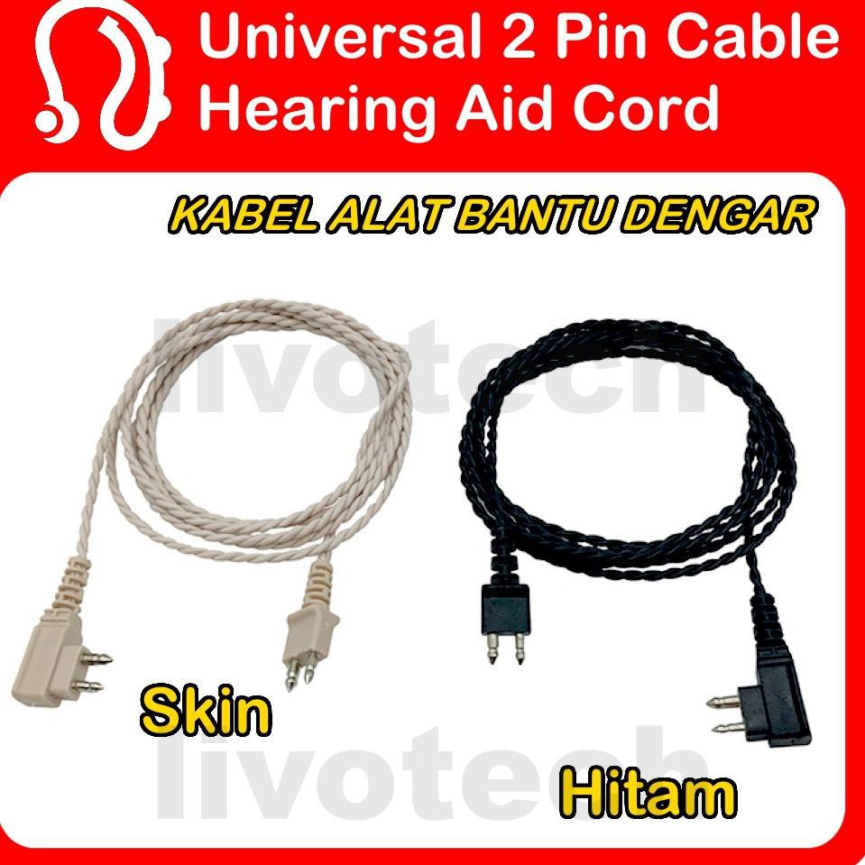 Jual Shopee Mall Kabel Alat Bantu Dengar Pin Universal Hearing Aid Cable Cord Original