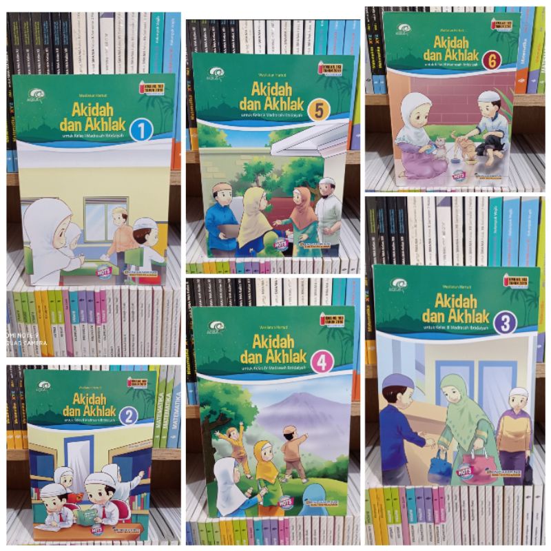 Jual NEW Buku Akidah Dan Akhlak Kelas 1 2 3 4 5 6 SD / MI Aqila ...