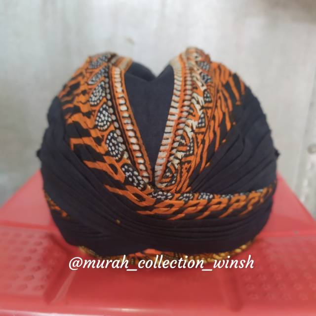 Jual Blangkon jogja lipat jebeh motif modang //blangkon jogja lipat ...