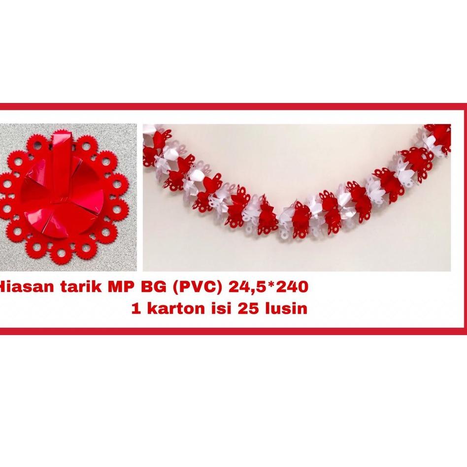 Jual Dijual Murah PRS Hiasan Tarik Dinding Garland Merah Putih HUT RI ...