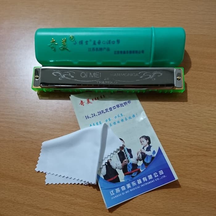 Jual Harmonica Qi Mei 24 Hole / Harmonika Murah Shopee Indonesia