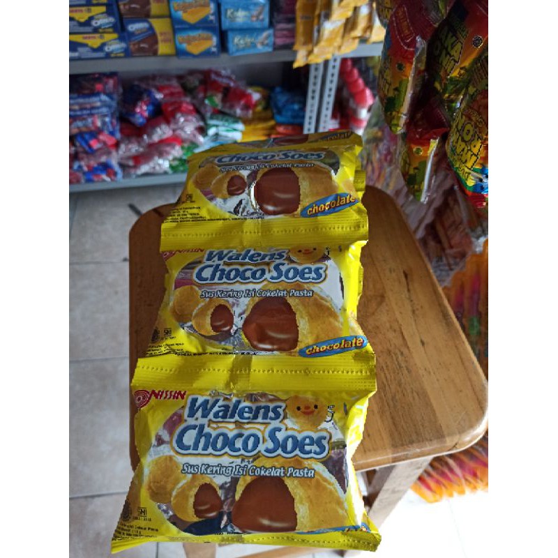 Jual Walens Walen Choco Soes Rasa Chocolate 1 Renceng Isi 10 Pcs Shopee Indonesia 9257