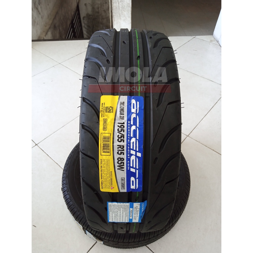 Jual Ban mobil racing semislik ukuran 195/55 R15 type accelera 651 ...