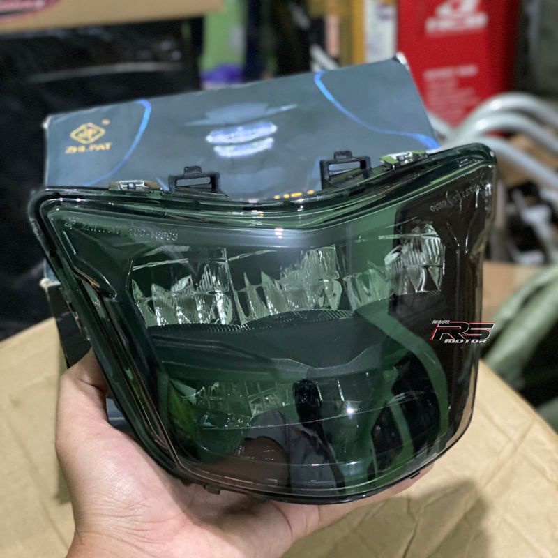 Jual LAMPU DEPAN HEAD LAMP LED MX KING / MX150 ZHIPAT ORIGINAL Shopee Indonesia